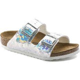 Birkenstock Arizona | Hologram Silver - Green Hearts Pink