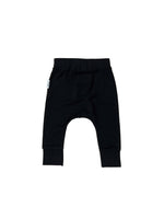 Huxbaby Sunny Bear Drop Crotch Pants | Black