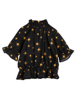 Mini Rodini Star Wovern Blouse | Black