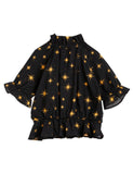 Mini Rodini Star Wovern Blouse | Black