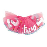 Mud Pie | Birthday Tutu - Green Hearts Pink