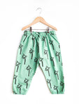 Nadadelazos Pants | Palm Trees - Green Hearts Pink