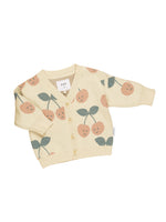 Huxbaby Cherry Knit Cardi  | Cherry Surprise Jacquard