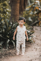 Rylee and Cru Slouch Pant| Jaguar - Green Hearts Pink