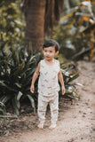 Rylee and Cru Slouch Pant| Jaguar - Green Hearts Pink