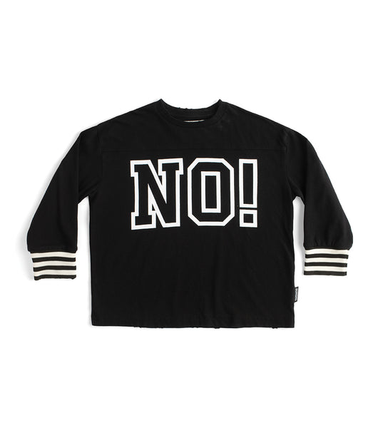 Nununu Team NO! T-Shirt LS | Black