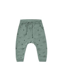 Rylee and Cru Sweatpant | Rainforest - Green Hearts Pink