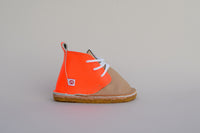 Nimble Baby Seta | Tan / Safety Orange - Green Hearts Pink