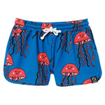 Kukukid 80's Shorts | Blue JellyFish