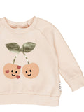 Huxbaby Cherry Love Sweatshirt  | Peach Fuzz