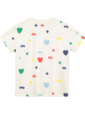 Beau Loves Colours Hearts + Masks T-Shirt | Colours