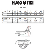 Hugo Loves Tiki Ruffle Bikini | Blue Hearts