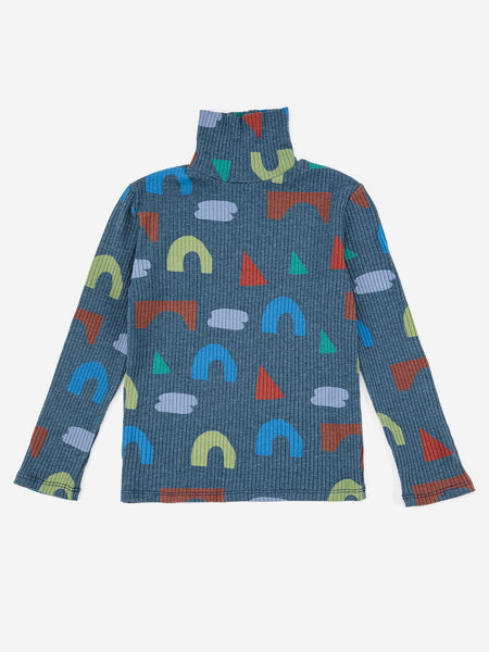 Bobo Choses Playfull All Over Turtle neck T-Shirt