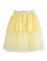 Mini Rodini Flower tulle skirt | Yellow