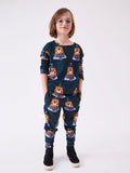 Kukukid LS Shirt | Navy Teddy Bear