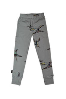 Moi Leggings | Grey - Green Hearts Pink