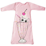 Electrik Kidz Sleepsack | Sundae - Green Hearts Pink