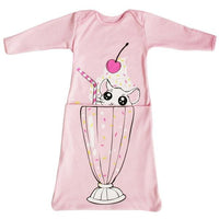 Electrik Kidz Sleepsack | Sundae - Green Hearts Pink