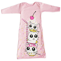Electrik Kidz Sleepsack | Sundae - Green Hearts Pink