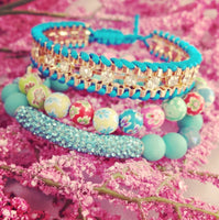 Gem Jams Set | Peacock - Green Hearts Pink