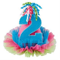 Mud Pie | #2 Party Hat - Green Hearts Pink