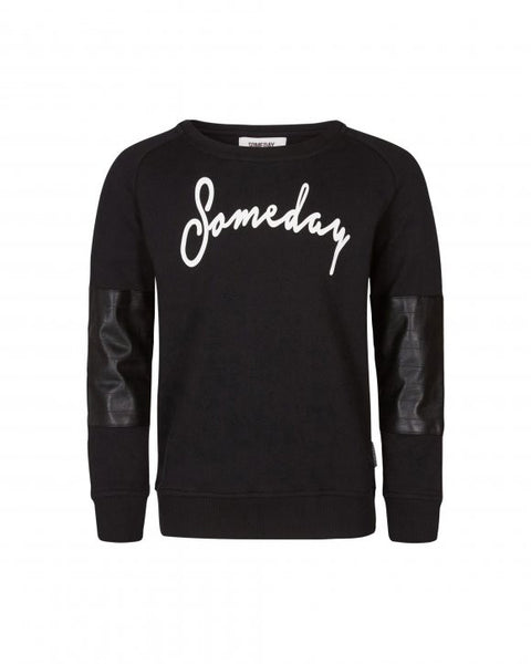 Someday Soon Sweatshirt | Adrian - Green Hearts Pink