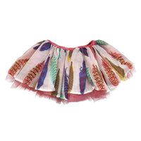 Oh Baby! Specialty Sparrow Tutu Skirt | Coral - Green Hearts Pink
