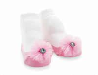 Mud Pie | Princess Socks - Green Hearts Pink