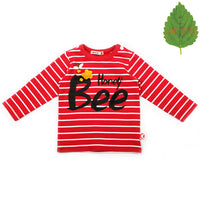 Bebe de Pino Honey Bee Tee | Red - Green Hearts Pink