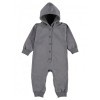 Gray Label Hooded Jumpsuit | Dark Grey - Green Hearts Pink