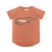 Dear Sophie T-Shirt | Crocodile Red Brick