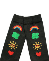 Bandy Button Socks | Lano