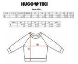 Hugo Loves Tiki Sweatshirt | Blue Squirrel - Green Hearts Pink