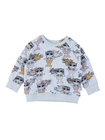 Huxbaby Meow Maid Sweatshirt | Pale Blue