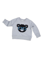 Huxbaby Digi Bear Sweatshirt  | Grey Marle