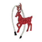 OOAHOOAH Headband | Glitter Reindeer - Green Hearts Pink