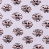 Kip&Co x Hugo Loves Tiki Swaddle | Clams - Green Hearts Pink