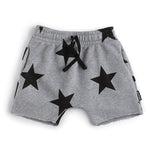 Nununu Star Rounded Shorts | Heather Grey