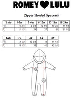 Romey Loves Lulu Zipper Hooded Space Suit | Peonies