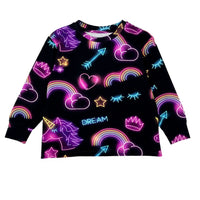 Romey Loves Lulu LS Shirt | Neon Lights