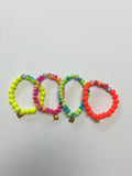 Gem Jams | Neon - Green Hearts Pink