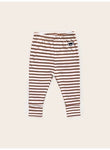 Huxbaby Leggings | Striped Terracotta