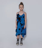 Nununu Star Ruffled Tank Dress | Blue