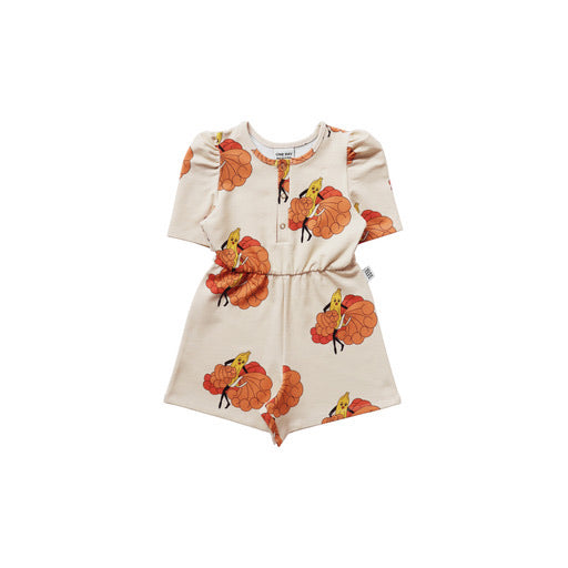 One Day AOP Puffed Playsuit | Banana