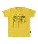 Nununu Control Freak T-Shirt | Lava Yellow - Green Hearts Pink