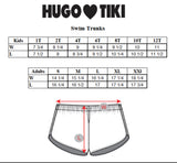 Hugo Loves Tiki Swim Trunks | Picnic Ants