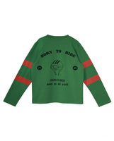 Bandy Button Team Shirt | Green - Green Hearts Pink