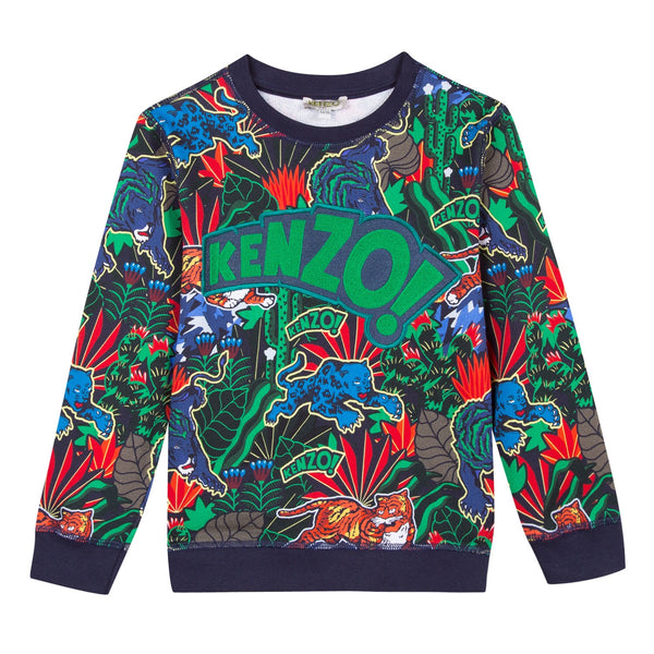 Kenzo Sweatshirt | Ensar - Green Hearts Pink