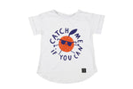 Kukukid T-Shirt | Catch Me - Green Hearts Pink
