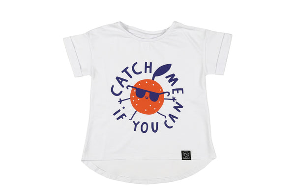 Kukukid T-Shirt | Catch Me - Green Hearts Pink